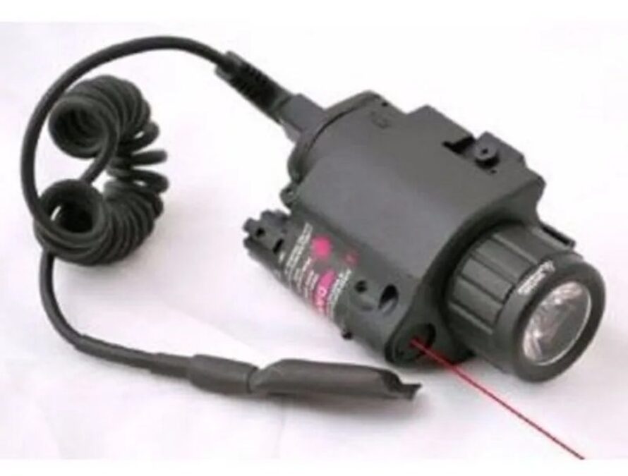 Mira laser con linterna