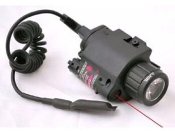Mira laser con linterna