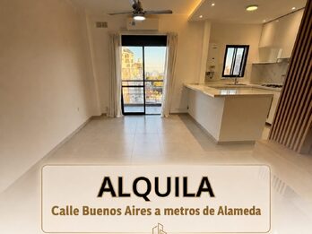 Alquiler hermoso departamento 2 dormitorios  + cochera calle Buenos Aires