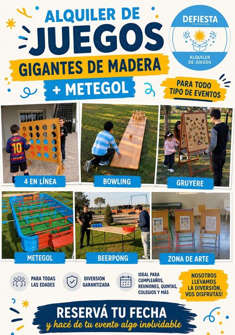 Alquiler de Juegos Defiesta!