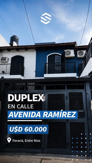VENTA DE DUPLEX EN AVENIDA RAMIREZ