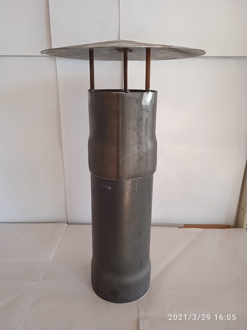 Accesorios para salamandras 4" 2mm espesor reforzado