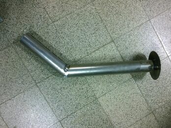Accesorios para salamandras 4" 2mm espesor reforzado
