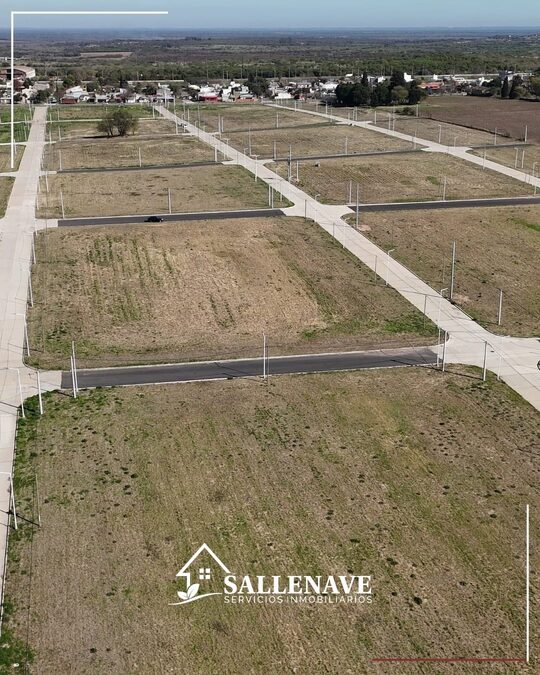 LOTES EN VENTA - A ESCRITURAR Y CONSTRUIR - ENTREGA DE 6.750 USD Y 12 CUOTAS FIJAS