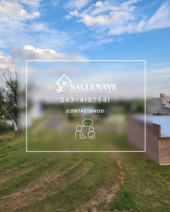 LOTES EN VENTA - A ESCRITURAR Y CONSTRUIR - ENTREGA DE 6.750 USD Y 12 CUOTAS FIJAS