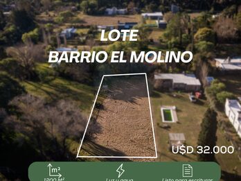 LOTES EN VENTA - SAUCE MONTRULL