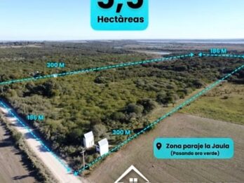 EN VENTA 5,5 HECTAREAS CON VISTA AL RIO