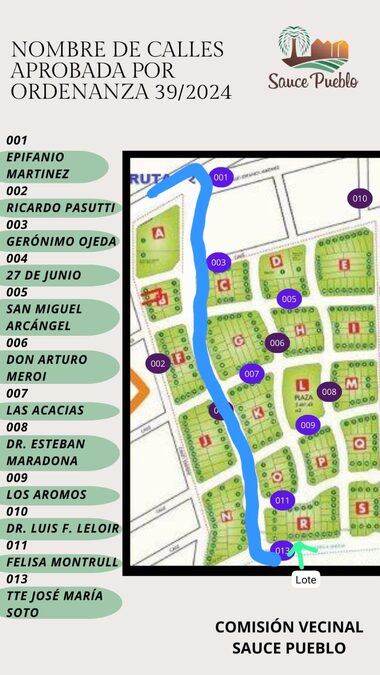 Hermoso terreno en Sauce Montrul