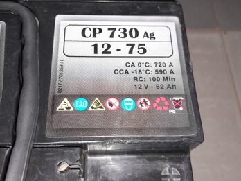 Vendo batería usada en buen estado  de 12 75 amp