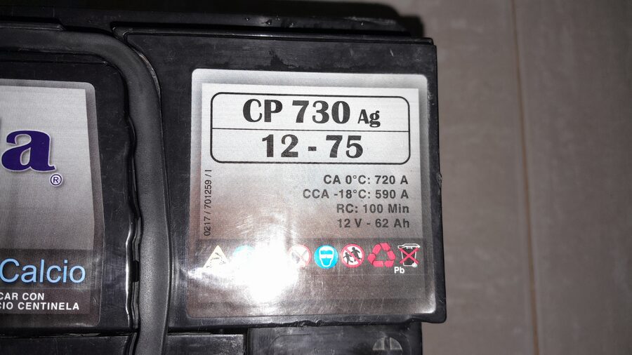 Vendo batería usada en buen estado  de 12 75 amp