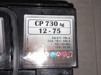Vendo batería usada en buen estado  de 12 75 amp