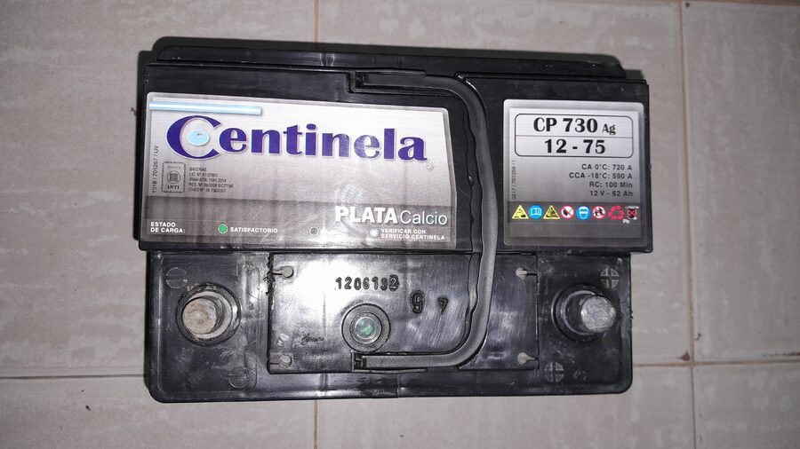 Vendo batería usada en buen estado  de 12 75 amp