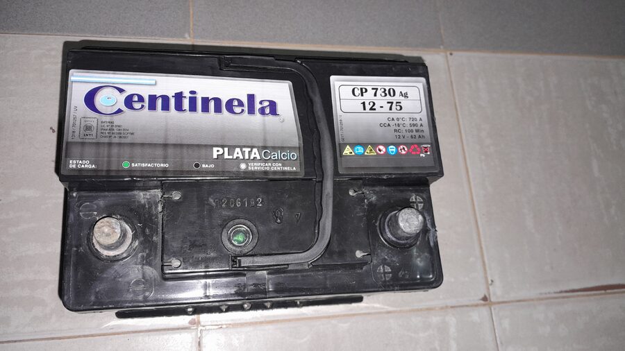 Vendo batería usada en buen estado  de 12 75 amp