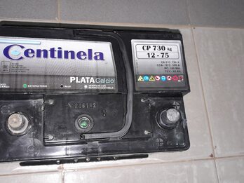 Vendo batería usada en buen estado  de 12 75 amp