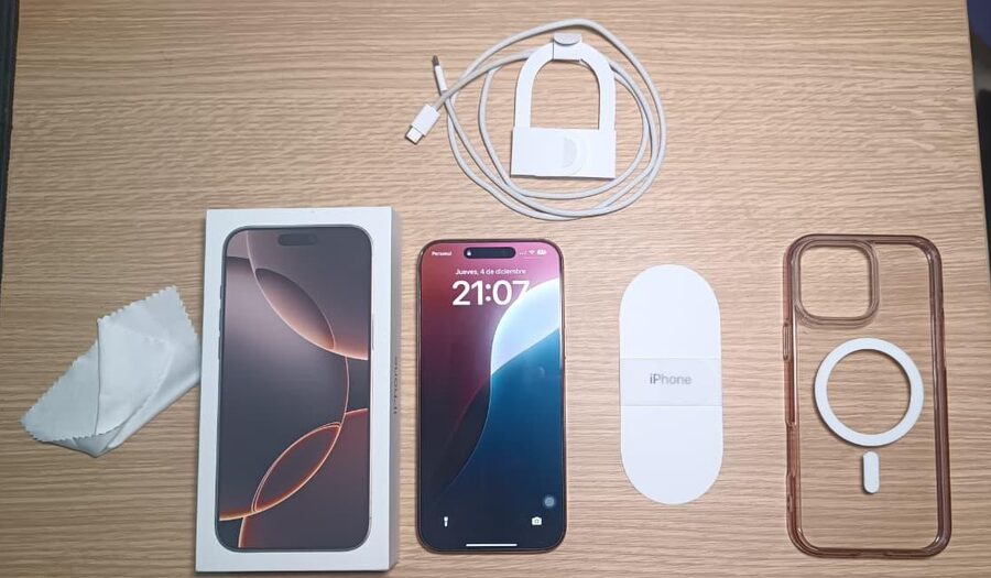 VENDO IPHONE 16 PRO MAX 256 GB (93% BATERIA)