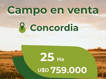 25ha en Concordia