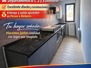 DPTOS 1 Y 3 DORM EN VENTA ZONA PARQUE PARANA INVERSION