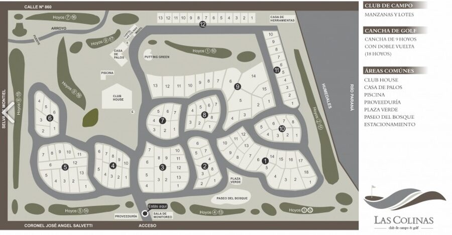 Terreno 800 mts LAS COLINAS