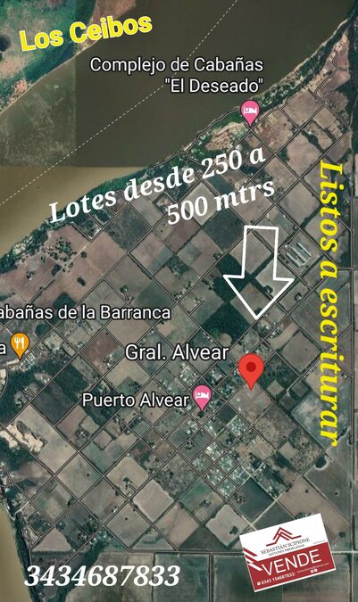 LOTES EN VENTA PARANA Y ZONAS ALEDAÑAS