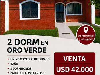 ORO VERDE VENTA CASA 2 DORM