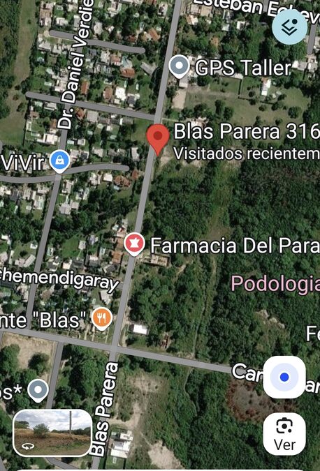 LOTE EN VENTA INVERSION PARANA BLAS PARERA