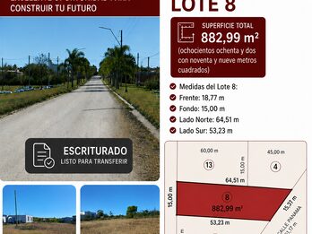 LOTES EN VENTA PARANA TODOS LOS SERVICIOS