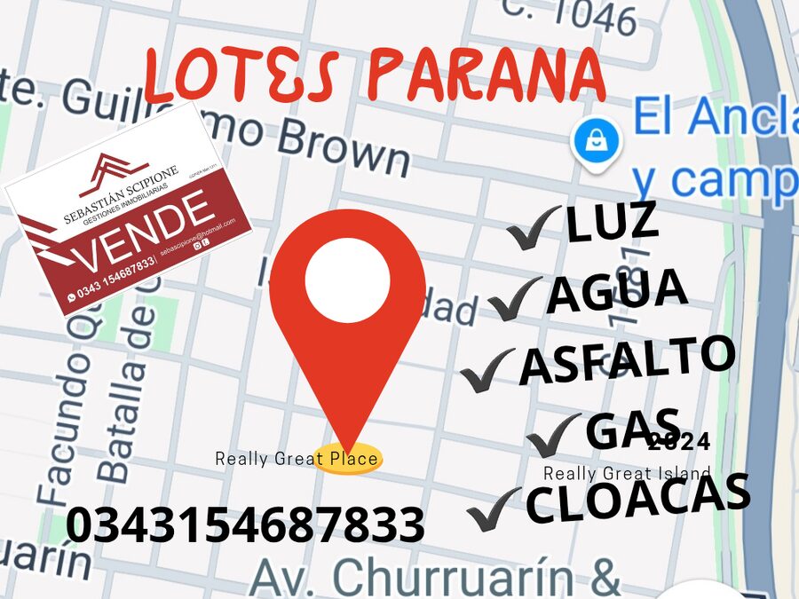 LOTES EN PROMOCION PARANA Y ALREDEDORES