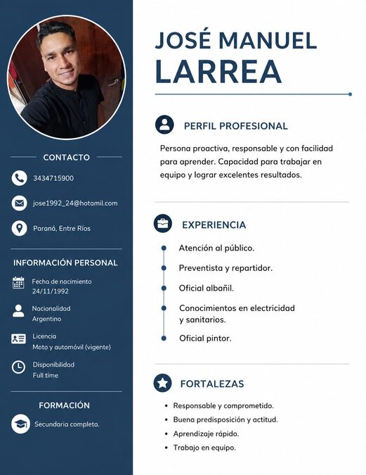 Busco trabajo