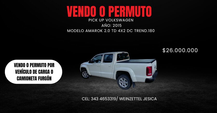 AMAROK 2.0 TD 4 X 2 DC TREND.180