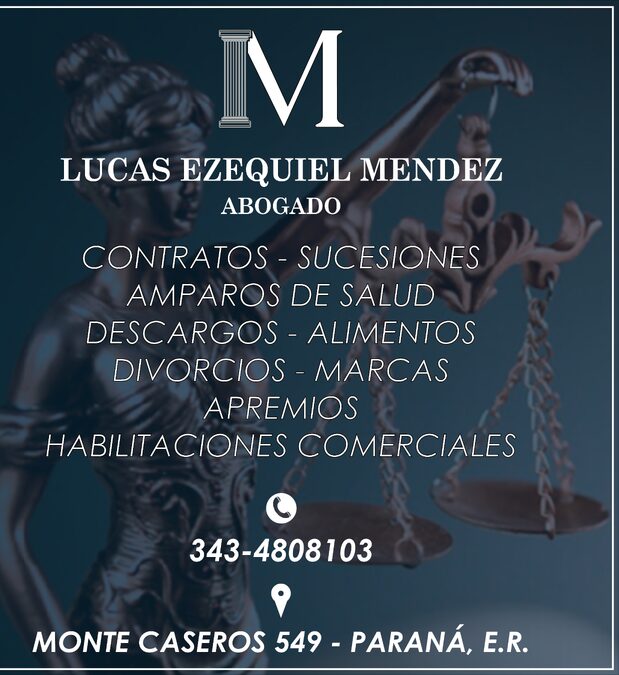 Abogado Lucas Ezequiel Mendez