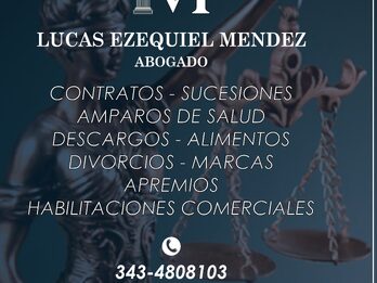 Abogado Lucas Ezequiel Mendez