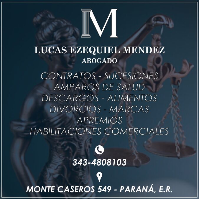 Abogado Lucas Ezequiel Mendez