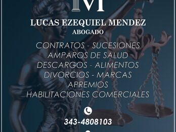 Abogado Lucas Ezequiel Mendez