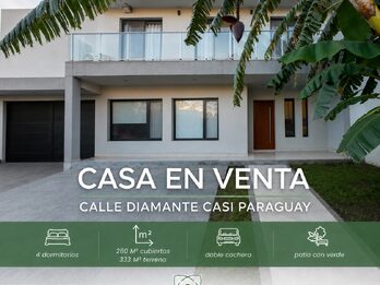 VENTA - CASA APTA CRÉDITO EN CALLE DIAMANTE, PARANÁ.