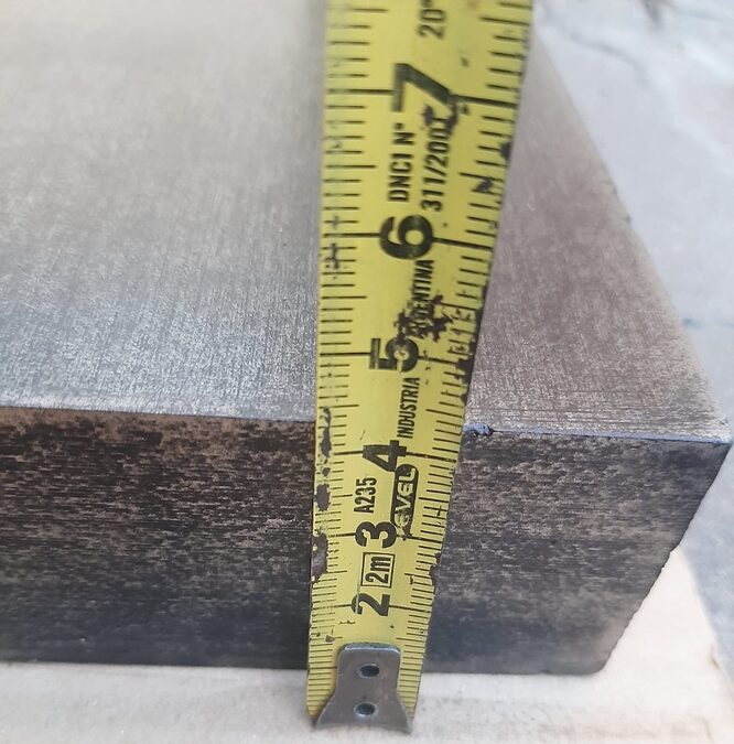 Mármol de fundición para control, ajuste y trazado de 42 x 36.5 cm.