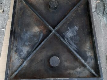 Mármol de fundición para control, ajuste y trazado de 42 x 36.5 cm.