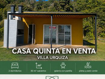 QUINTA EN VENTA CON VISTA AL RÍO, VILLA URQUIZA