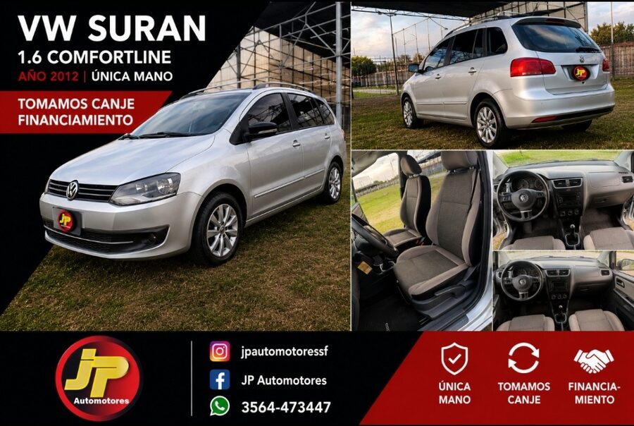 VW SURAN 1.6N COMFORTLINE "UNICA MANO"