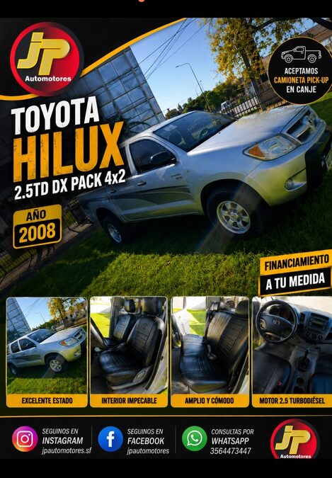 TOYOTA HILUX 2.5TD DX PACK 4X2