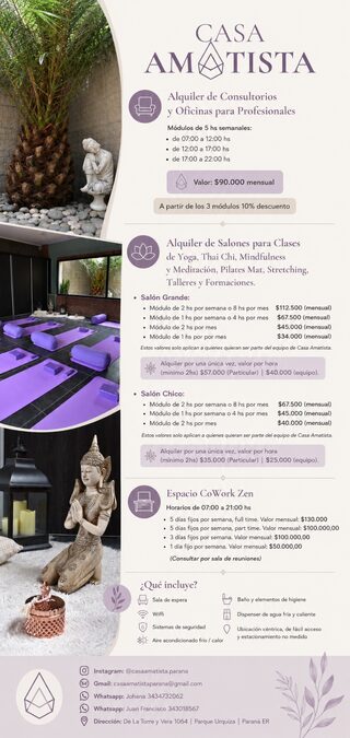 ALQUILER DE CONSULTORIOS Y OFICINAS POR MODULOS