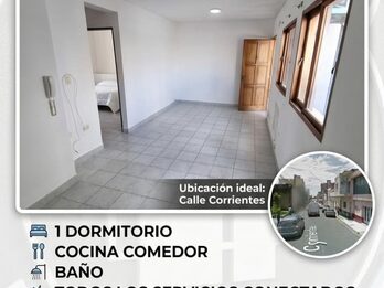 Alquilo Departamento en Microcentro de Paraná. 1 dormitorio. Todos los servicios.