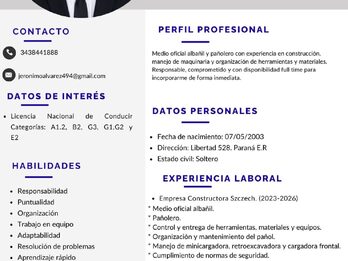 Busco trabajo