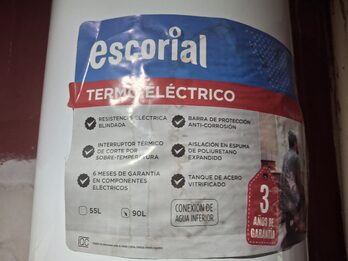 Vendo Termotanque eléctrico