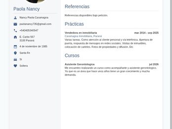 Busco trabajo