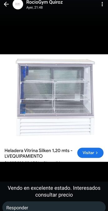 Vendo exhibidora horizontal