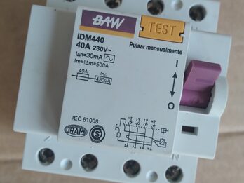 Llave Térmica y disyuntores Trifásica