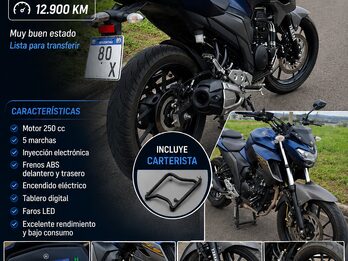 Yamaha fz25 con abs 2024