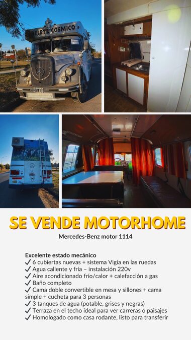 VENDO MOTORHOME Mercedes Benz