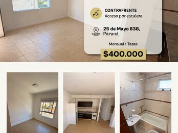 ALQUILO DEPARTAMENTO 1 DORMITORIO