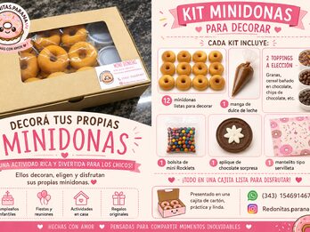 Kit de Minidonas para Decorar – Cumples y Eventos